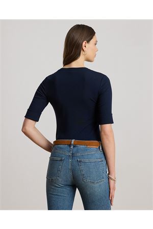 V Judy-Elbow Sleeve-Knit LAUREN RALPH LAUREN | T-Shirt | 200815843010